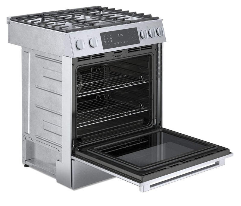 Bosch 800 Series 4.6 Cu. Ft. Dual Fuel Range with Warming Drawer - HDI8056C