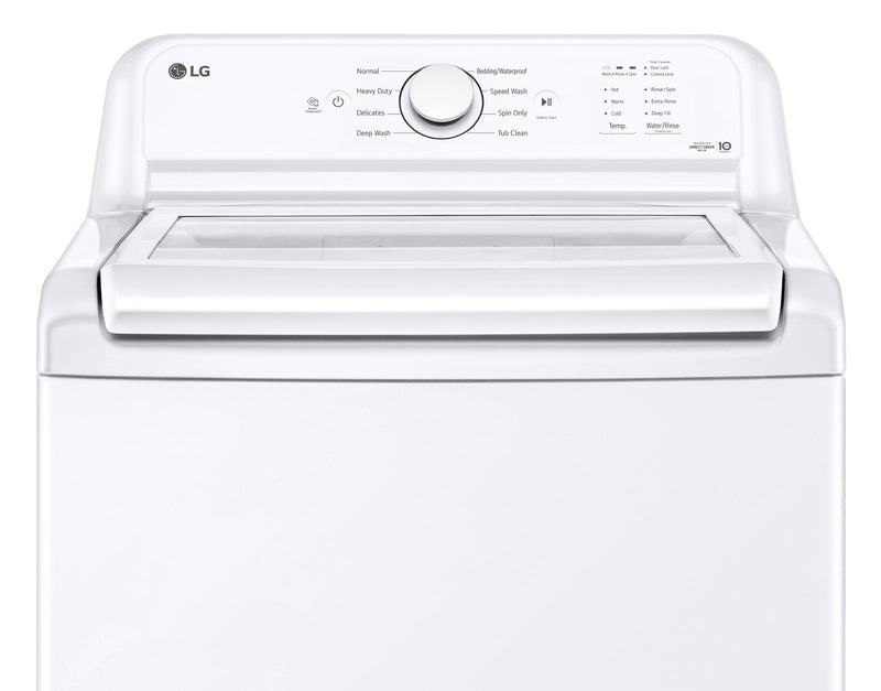 LG 4.8 Cu. Ft. Top-Load High-Efficiency Washer - White - WT6105CW