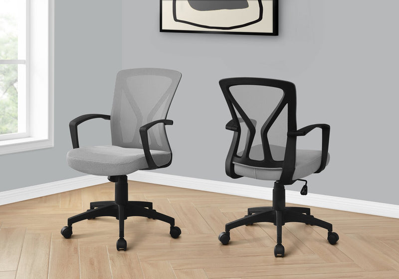 Dominic 23.5\" Office Chair with Mesh Back - Grey/Black
