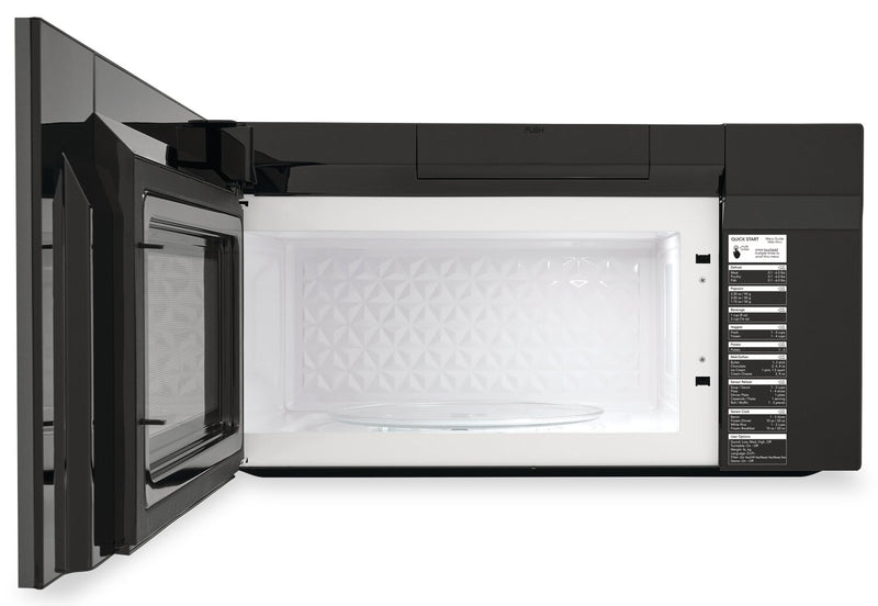 Frigidaire Gallery 1.9 Cu. Ft. Over-the-Range Microwave with Sensor Cook and Effortless Clean™ Interior - Smudge-Proof® Black Stainless Steel - GMOS1964AD