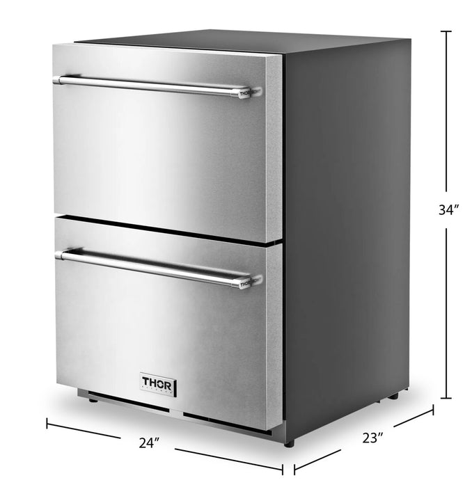Thor Kitchen 3.36 Cu. Ft. Indoor/Outdoor Freezer Drawer - TRZ24U