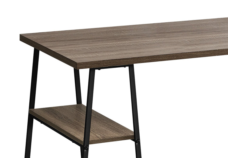 Jonnie 47.25\" Office Desk with Sawhorse-style Legs - Taupe