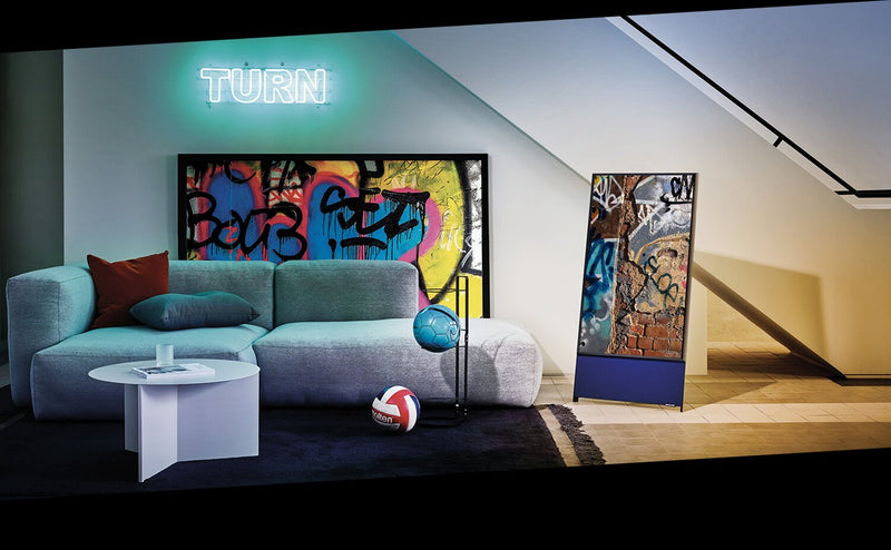 Samsung 43\" The Sero QLED 4K Quantum HDR HGiG Auto Rotating Screen Smart TV (QN43LS05BAFXZC)