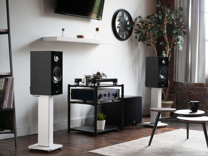 Kanto Living 22\" SX Fillable Speaker Floor Stands - SX22W