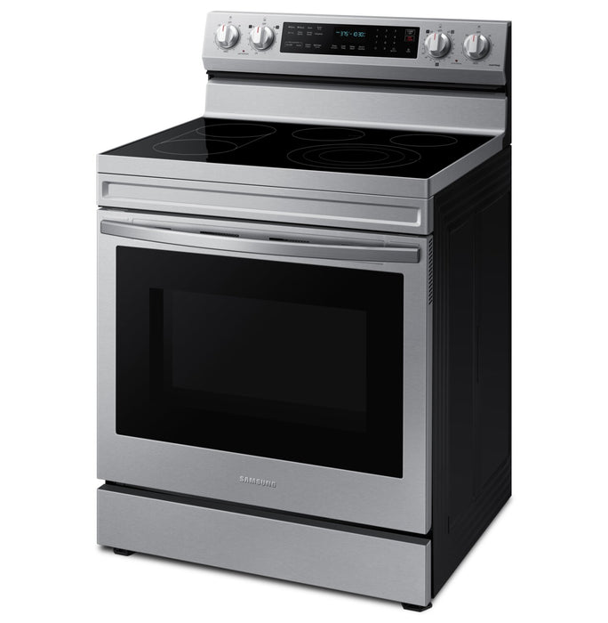 Samsung 6.3 Cu. Ft. Smart Electric Free Standing Range with Air Fry - Stainless Steel - NE63A6711SS/AC