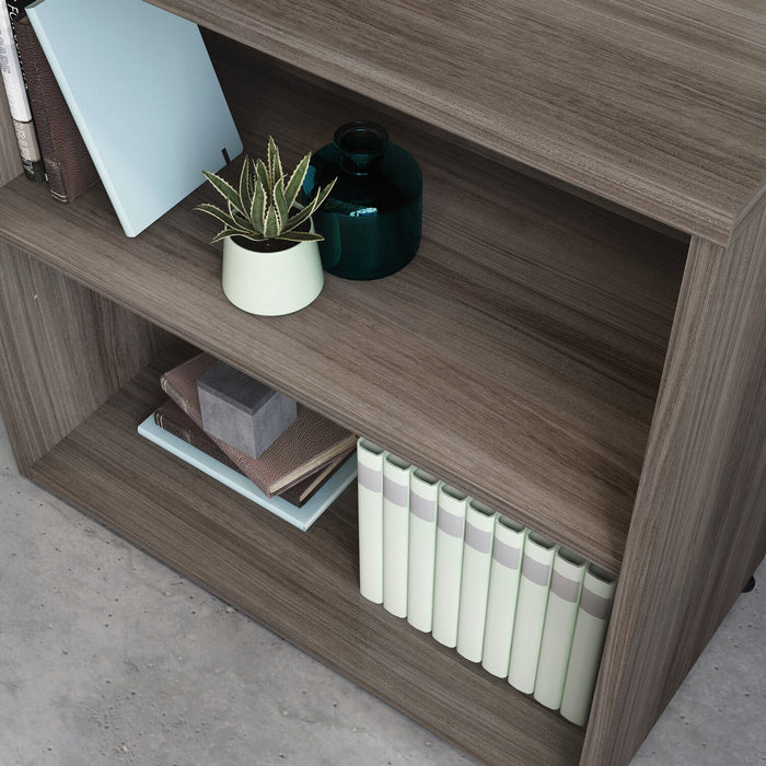 Affirm 29.53\" Commercial Grade 2-Shelf Bookcase - Hudson Elm