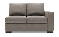 Sofa Lab Track RAF Loveseat - Luna Smoke