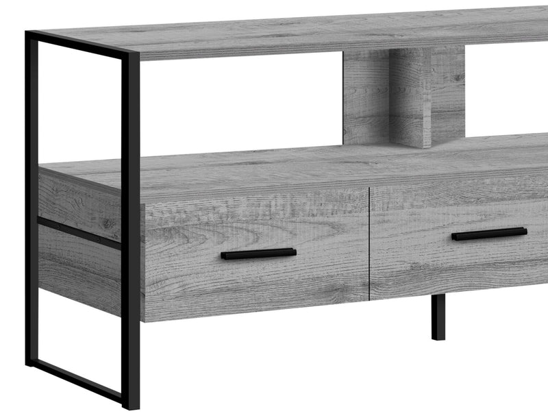 Chace 48\" Modern TV Stand with Storage and Cable Management for TVs up to 55\"- Grey