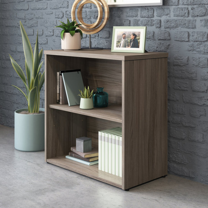Affirm 29.53\" Commercial Grade 2-Shelf Bookcase - Hudson Elm