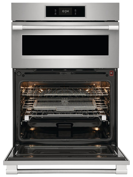 Frigidaire Professional 30\" 1.7/5.3 Cu. Ft. Electric Microwave and Wall Oven Combination with Total Convection - Smudge-Proof® Stainless Steel\t - PCWM3080AF