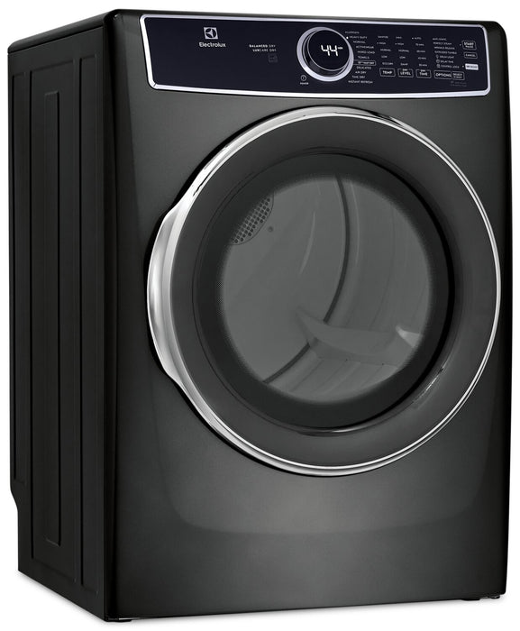 Electrolux 8 Cu. Ft. Electric Dryer with Steam - Titanium - Stackable - ELFE753CAT