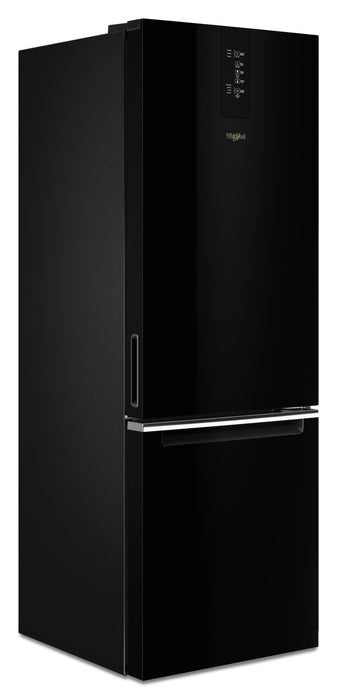 Whirlpool 24\" 12.9 Cu. Ft. Bottom-Mount Refrigerator - Black - WRB533CZJB