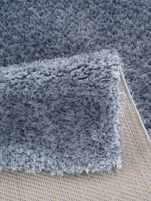 Lawson Blue Shag Area Rug - 7'9\" x 9'5\"