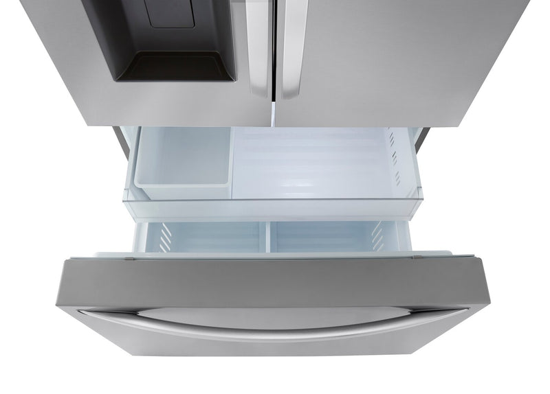 LG 36\" 31 Cu. Ft. French-Door Standard-Depth MAX™ Refrigerator - Smudge Proof Stainless Steel - LRFXS3106S