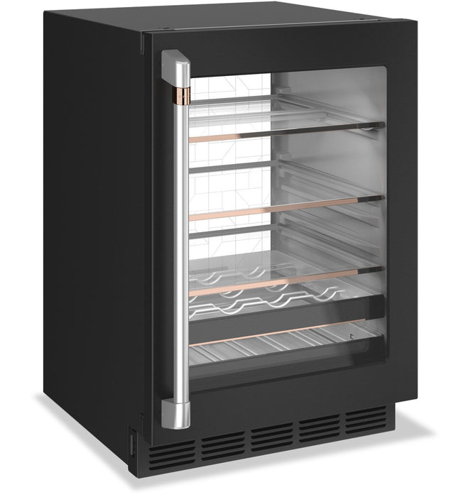 Cafe 24\" 5.1 Cu. Ft. Beverage Centre Refrigerator - Black - CCP06BP3PD1