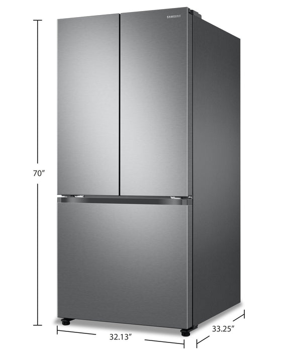 Samsung 33\" 24.5 Cu. Ft. French-Door with Beverage Center™ &AutoFillWaterPitcher Refrigerator - Stainless Steel - RF25C5551SR/AA