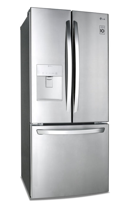 LG 30\" 22 Cu. Ft. French-Door Refrigerator - Smudge Proof Stainless Steel - LRFWS2200S