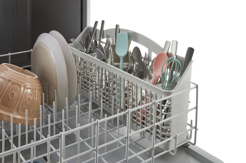 Whirlpool 24\" 57 dBA Built-In Front-Control Dishwasher - Black - WDF341PAPB