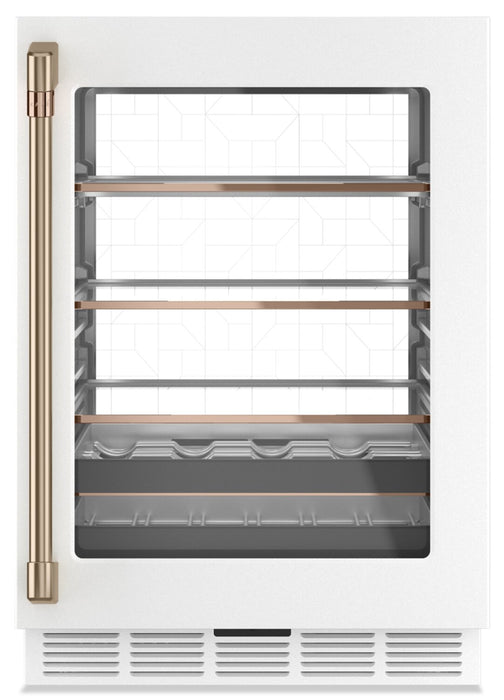 Cafe 24\" 5.1 Cu. Ft. Beverage Centre Refrigerator - White - CCP06BP4PW2