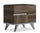 ["Gino Bedside 2-Drawer Nightstand - Made in Italy, 24.8##PACKAGEDETAILSquot;W x 23.2##PACKAGEDETAILSquot;H, Modern - Brown"]
