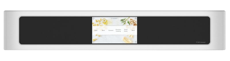 Cafe 30\" 5 Cu. Ft. Electric Wall Oven with True European Convection with Self Clean Racks - Matte White - CTS90DP4NW2