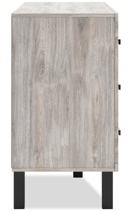 Zen Bedroom 6-Drawer Dresser, 62\"W x 35.6\"H - Grey