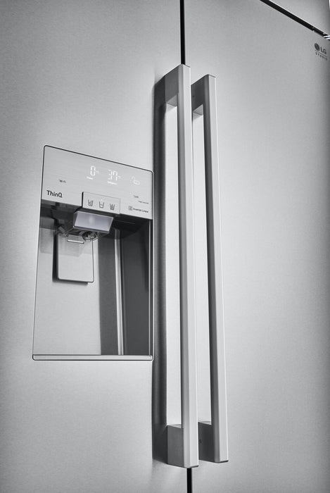 LG Studio 42\" 26 Cu. Ft. Side-by-Side Built-In Refrigerator - Smudge Proof Stainless Steel - SRSXB2622S