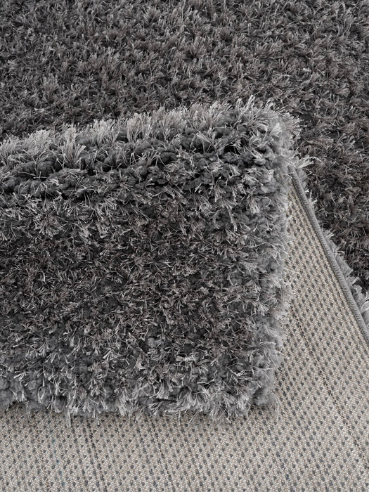 Lawson Grey Shag Area Rug - 5' x 7'