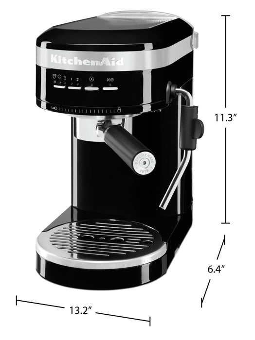 KitchenAid Metal Semi-Automatic Espresso Machine - KES6503OB