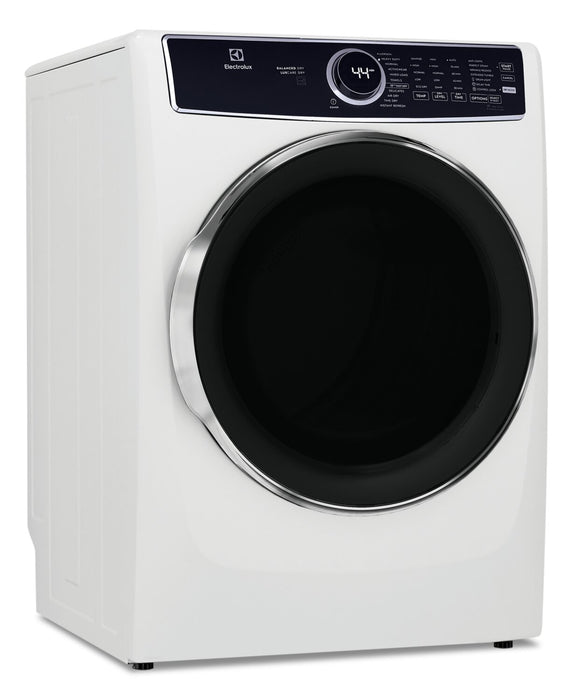 Electrolux 8 Cu. Ft. Gas Dryer with Steam - White - Stackable - ELFG7637AW