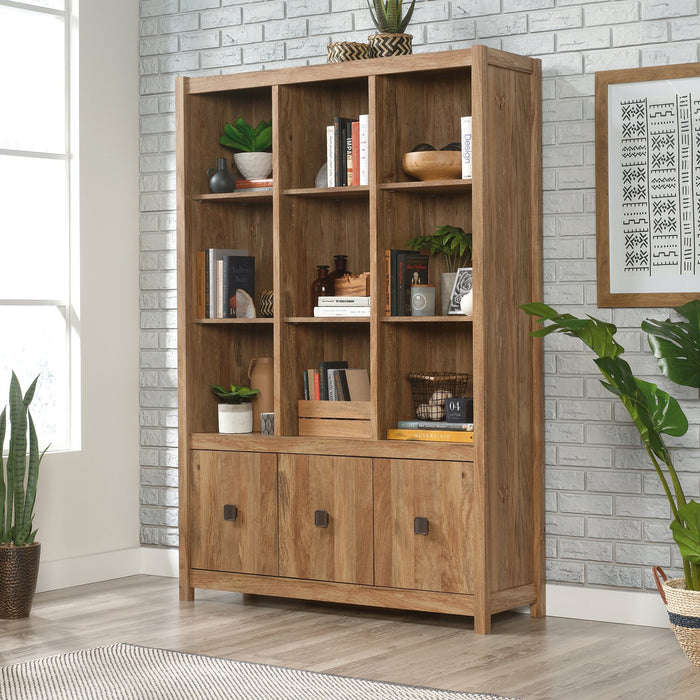 Alfie 48.31\" Bookcase with Cubbyholes & Storage - Light Brown