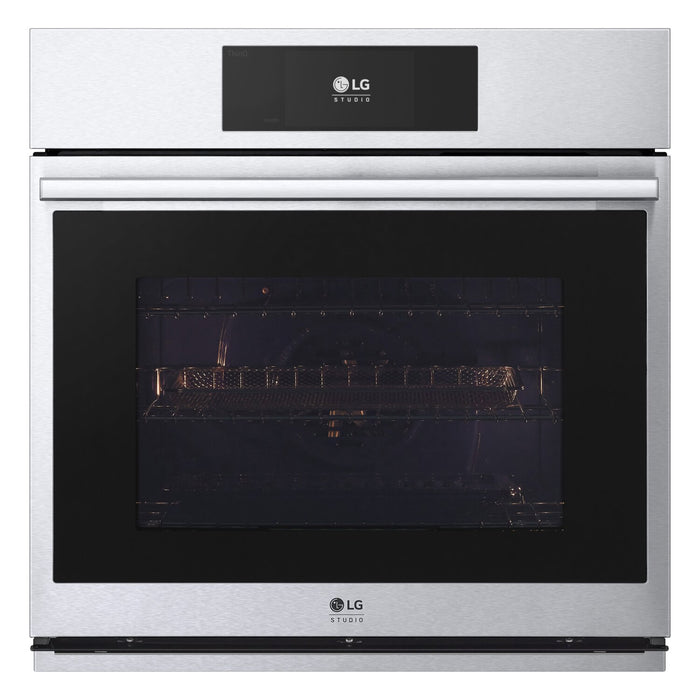 LG Studio 30\" 4.7 Cu. Ft. Electric Wall Oven with True Convection - Smudge Proof Stainless Steel - WSES4728F