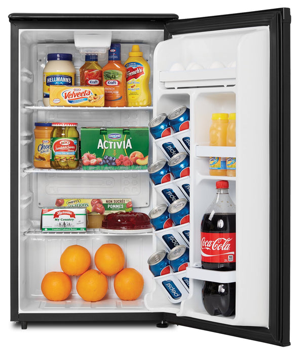 Danby 17.7\" 3.3 Cu. Ft. Single-Door Mini Fridge - Black - DAR033A1BDD