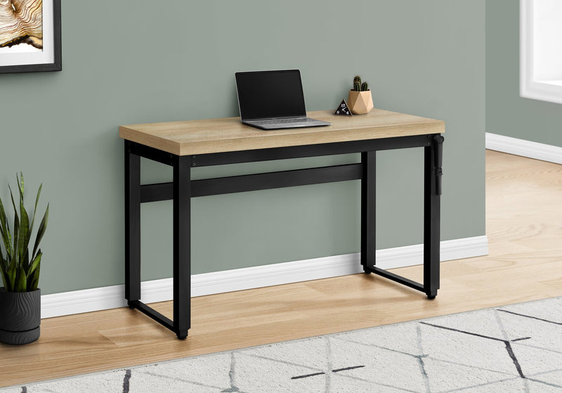 Kai 47.25\" Adjustable Height Office Desk - Natural