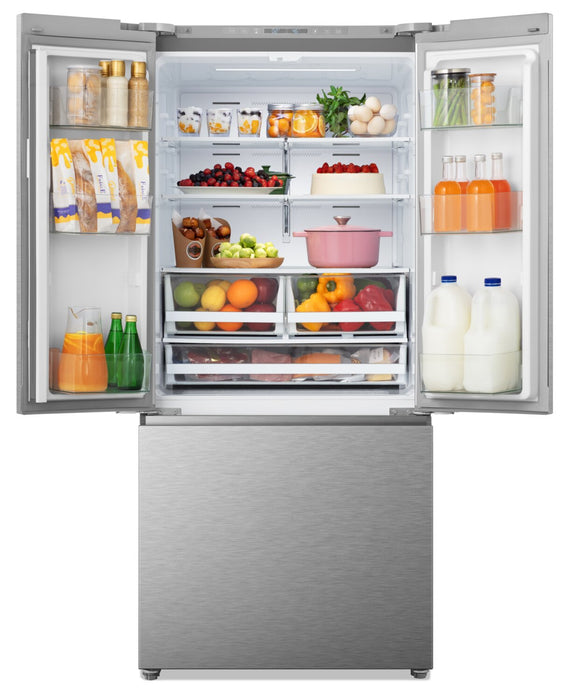 Hisense 29.9\" 20.8 Cu. Ft. French-Door Refrigerator - Stainless Steel - RF210N6ASE