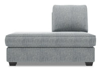 Sofa Lab Roll LAF Chaise Return - Luna Pewter