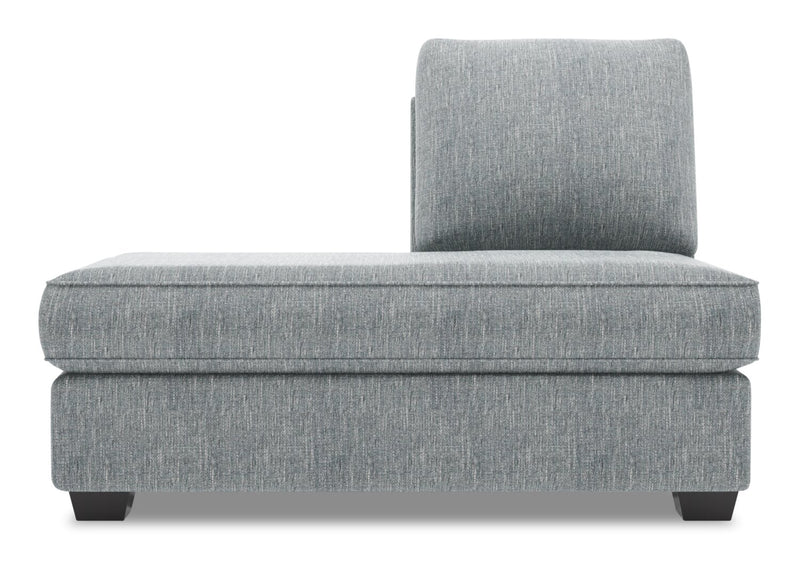 Sofa Lab Roll LAF Chaise Return - Luna Pewter