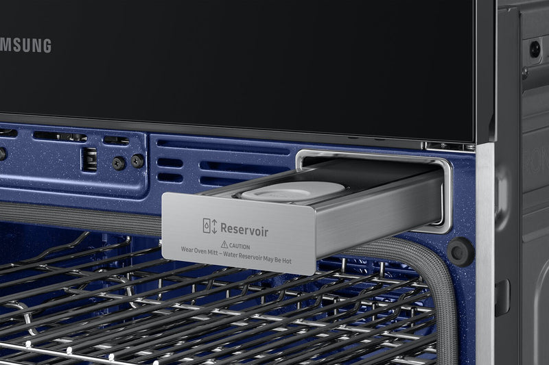 Samsung 30\" 7 Cu. Ft. Electric Micowave Combination Wall Oven - Matte Black Steel - NQ70CG700DMTAA