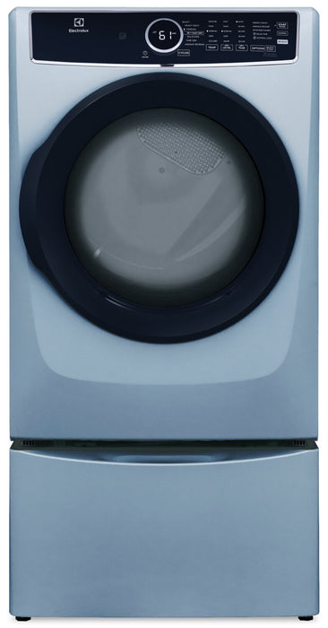 Electrolux 8 Cu. Ft. Gas Dryer with Steam - Glacier Blue - Stackable - ELFG7437AG