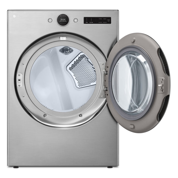 LG 5.2 Cu. Ft. Front-Load Washer and 7.4 Cu. Ft. Electric Dryer with TurboSteam®