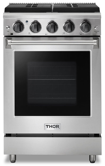 Thor Kitchen 24\" 3.7 Cu. Ft. Freestanding Gas Range - LRG2401 