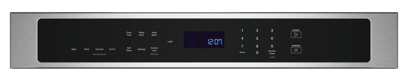Maytag 30\" 5 Cu. Ft. Electric Single Wall Oven with True Convection - Fingerprint Resistant Stainless Steel - MOES6030LZ