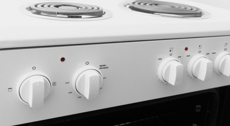 Danby 2.5 Cu. Ft. Electric Range With Compact 24\" Width and 4 Burners - White - DERM240WC
