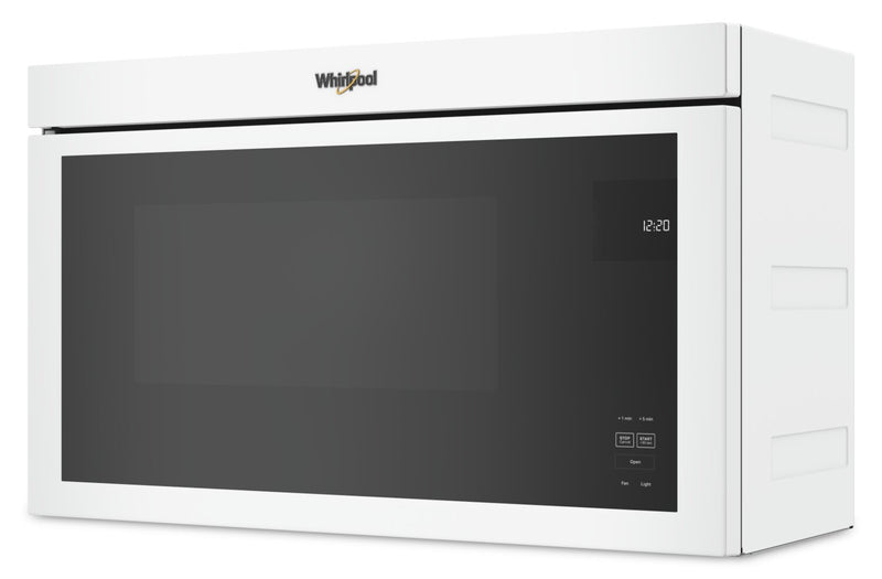 Whirlpool 1.1 Cu. Ft. Flush Over-the-Range Microwave with 900 Watts Cooking - White - YWMMF5930PW