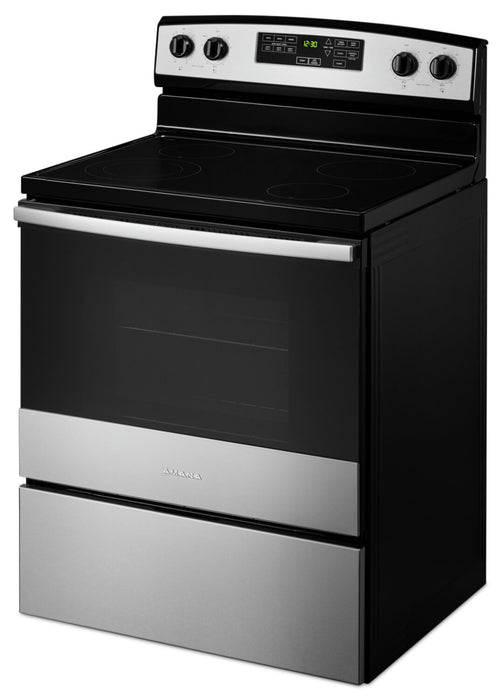 Amana 4.8 Cu. Ft. Electric Range with Self-Clean - Stainless Steel - YAER6603SMS