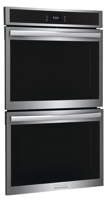Frigidaire Gallery 30\" 5.3/5.3 Cu. Ft. Electric Double Wall Oven with Total Convection - Smudge-Proof® Stainless Steel\t - GCWD3067AF