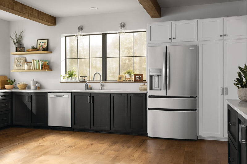 Frigidaire Gallery 36\" 26.3 Cu. Ft. Standard-Depth 4-Door French-Door Refrigerator - Smudge-Proof® Stainless Steel - GRMS2773AF