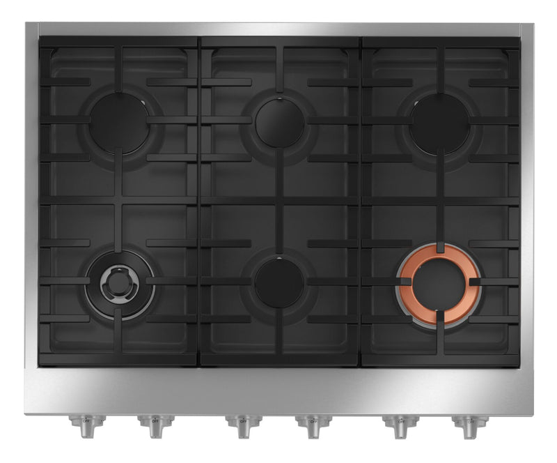 Cafe 36\" 6-Element Gas Cooktop - Stainless - CGU366P2TS1