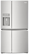 Frigidaire Gallery 36\" 21.5 Cu. Ft. Counter-Depth 4-Door Refrigerator - Smudge-Proof® Stainless Steel - GRQC2255BF