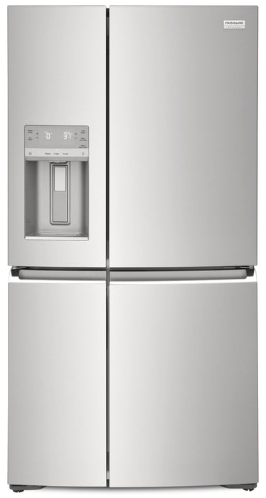 Frigidaire Gallery 36\" 21.5 Cu. Ft. Counter-Depth 4-Door Refrigerator - Smudge-Proof® Stainless Steel - GRQC2255BF